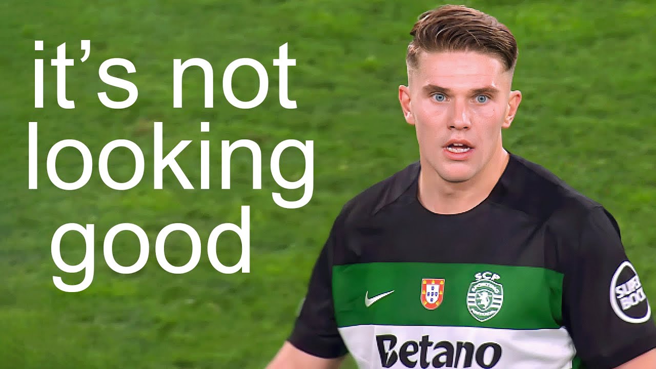 The video ends when Gyökeres scores a header...