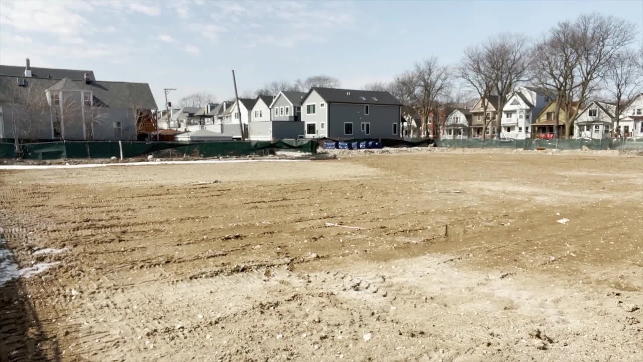 Chicago Scene at the site of the old Edgewater Hospital
