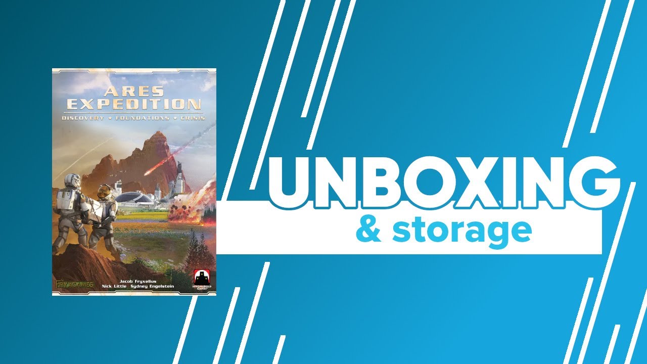 Terraforming Mars Ares Expedition Discovery Foundations Crisis Unboxing & Reboxing