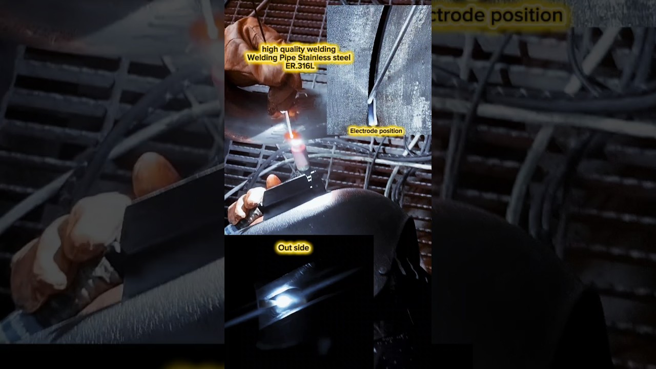 Good job . open root Pipe TIG Welding Process.