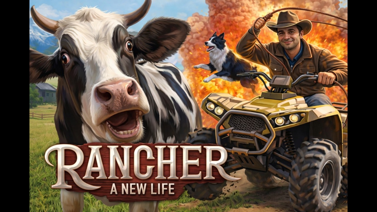 Este é o simulador de fazenda MAIS REALISTA que já joguei? (Rancher A New Life)