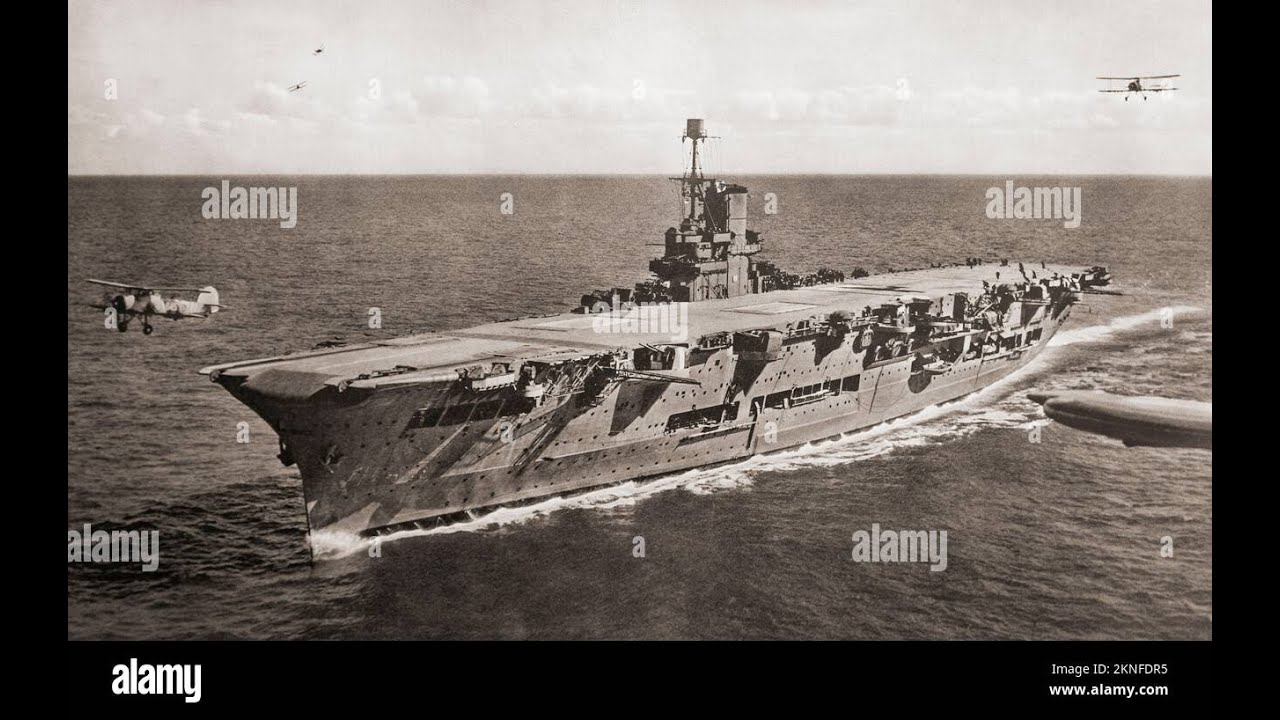 Merit 1/350 scale HMS ARC ROYAL VIDEO 5