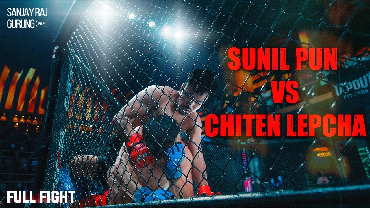 Sunil Pun vs Chiten Lepcha | Full FIght | Nepal 🇳🇵 vs India 🇮🇳 | Amateur MMA Fight | 2024