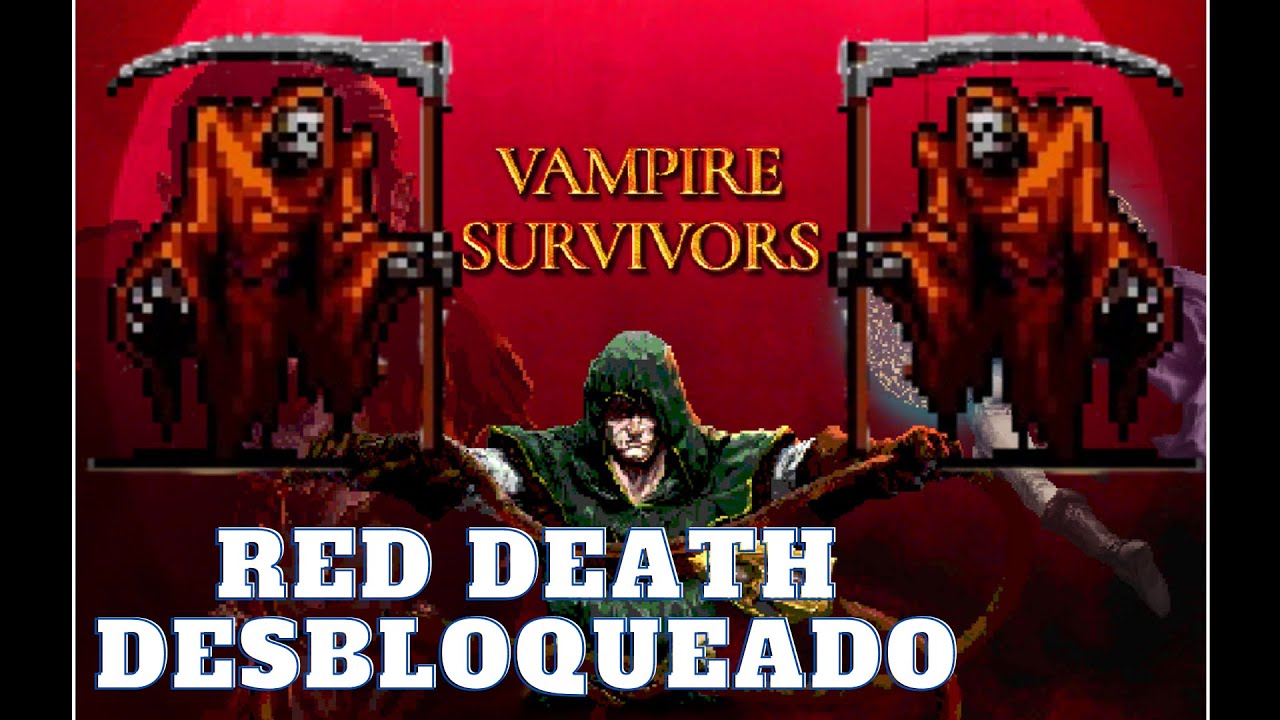 DERROTANDO A MORTE - PASSO-A-PASSO PARA DESBLOQUEAR O RED DEATH - VAMPIRE SURVIVORS