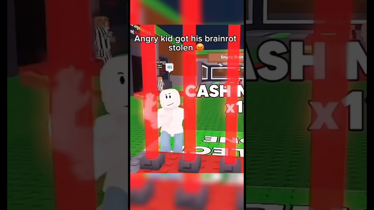 Angry kid rages in Steal a Brainrot 😡