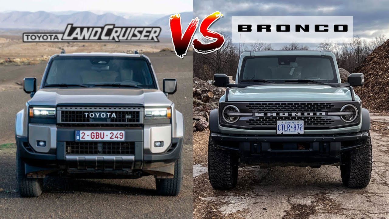 Toyota Land Cruiser 2025 против Ford Bronco 2025 | Битва легенд на бездорожье
