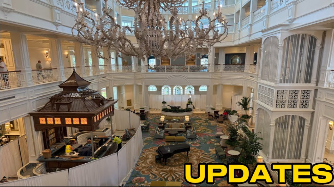 Checking out the Recent Grand Floridian Lobby Updates - NOVEMBER 2025