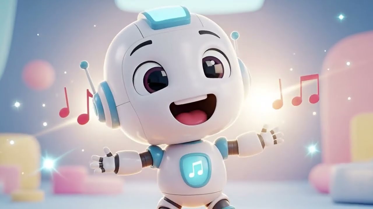 Забавный робот учится махать рукой в знак приветствия 🤖 | мультфильм для детей и весёлые приключения