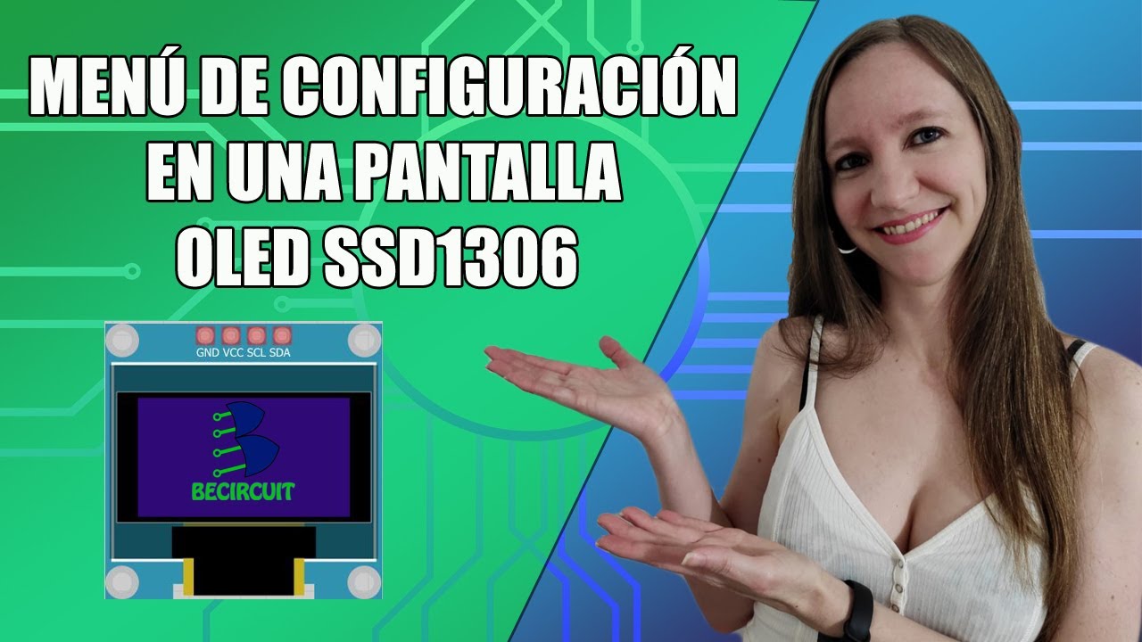 ✅ Cómo hacer un menú de configuración en una oled SSD1306 con Arduino y Proteus