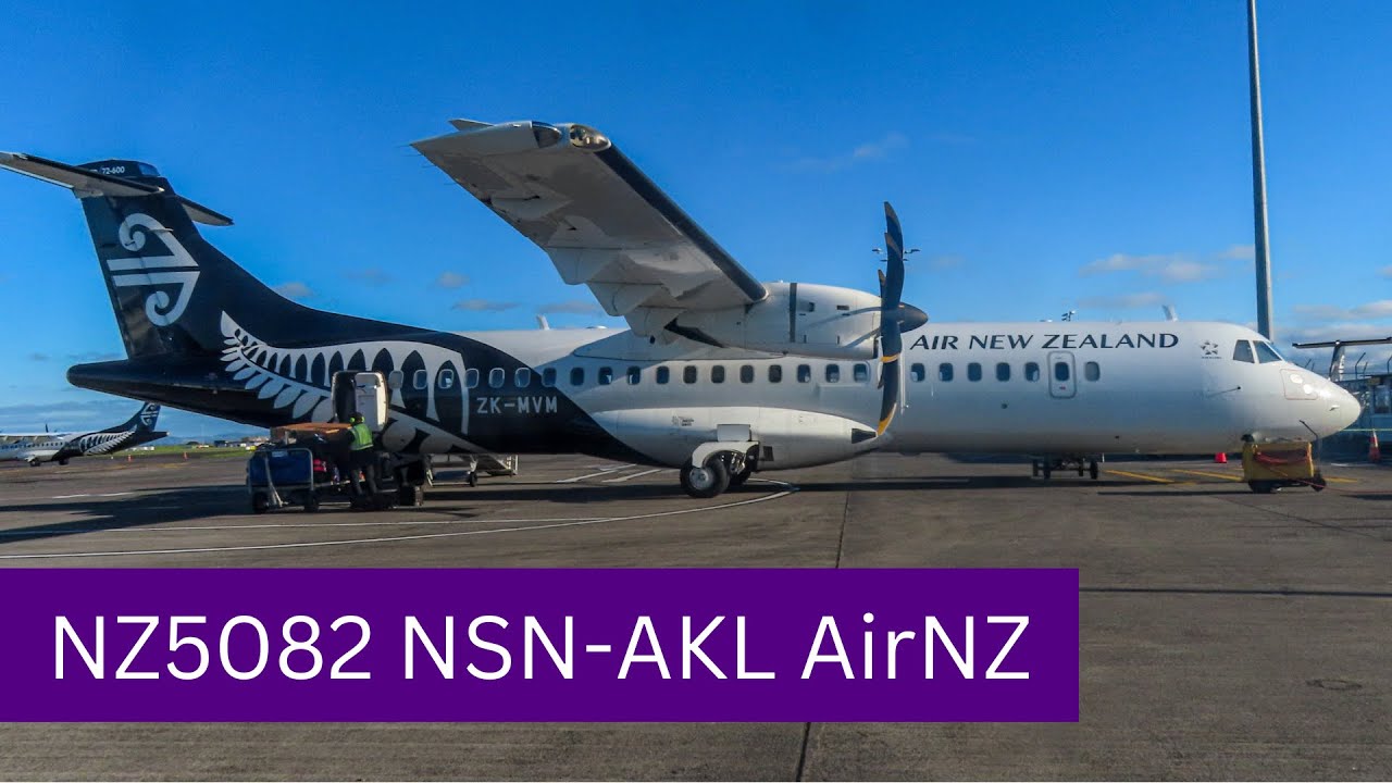 Air New Zealand ATR72 Nelson to Auckland Economy Class Trip Report
