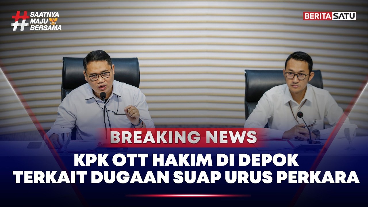 🔴 Breaking News | KPK OTT Hakim di Depok Terkait Dugaan Suap Urus Perkara