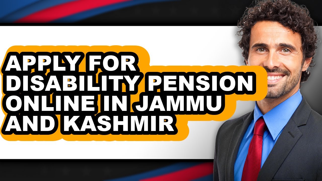 How To Apply For Disability Pension Online In Jammu And Kashmir (Easy Method)