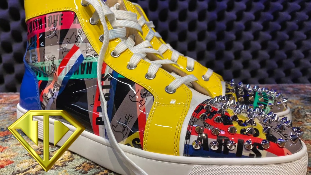 Christian Louboutin Sneakers | ASMR Shoe Cleaning
