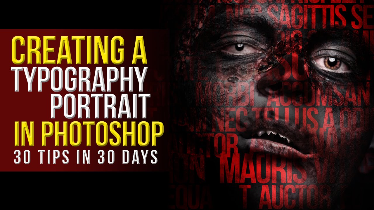 Creating a Typography Portrait in Photoshop