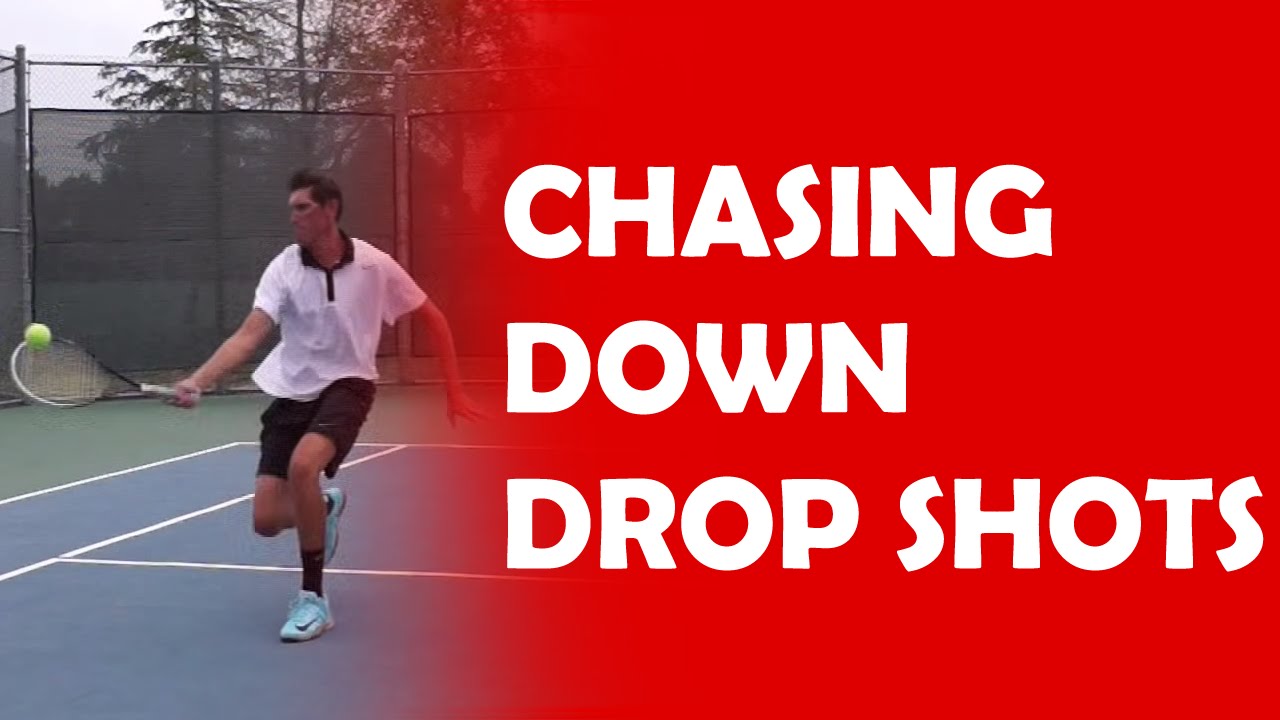 Chasing Down A Drop Shot | HITTING ON THE RUN
