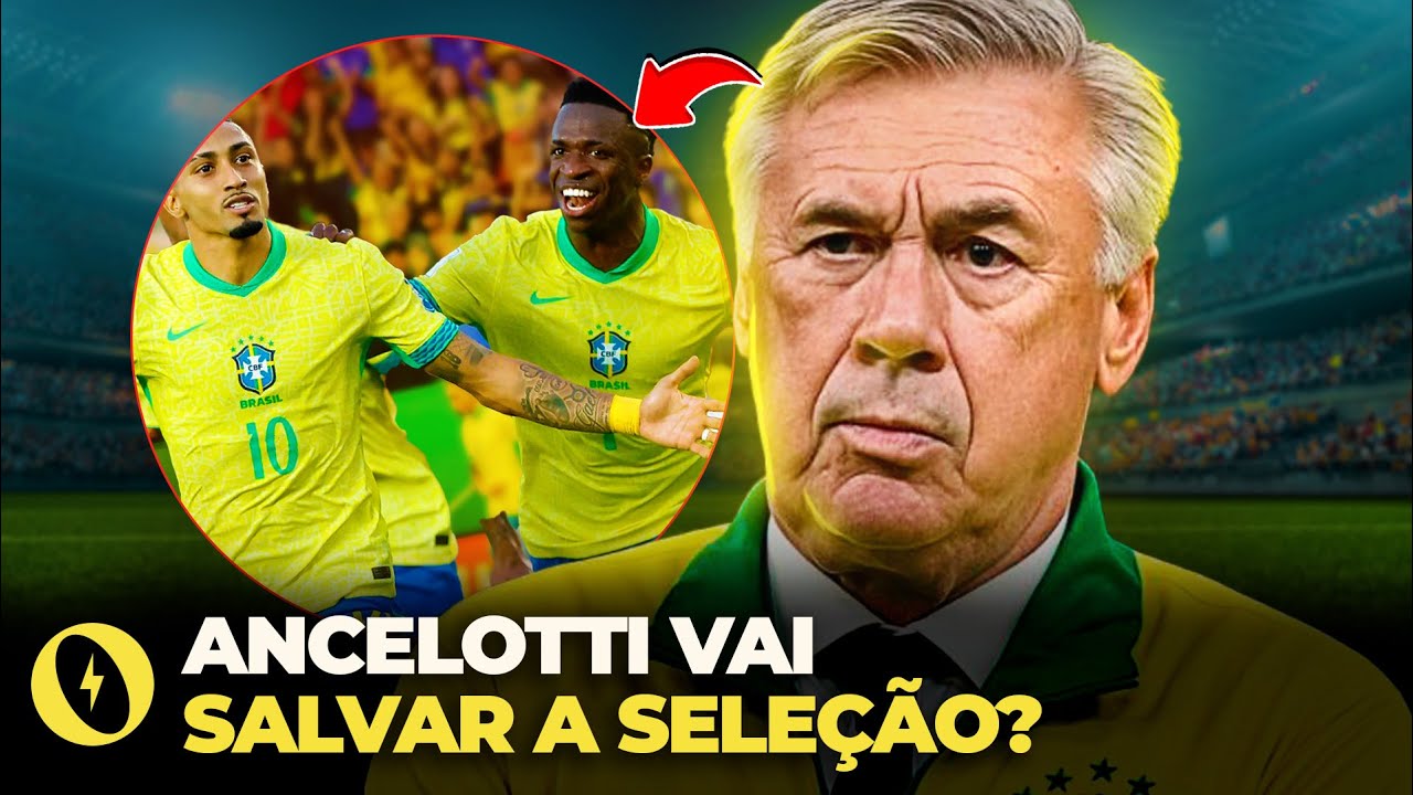 CBF ANUNCIA CARLO ANCELOTTI COMO NOVO TÉCNICO DA SELEÇÃO BRASILEIRA - FLOW NEWS - #484 #FN