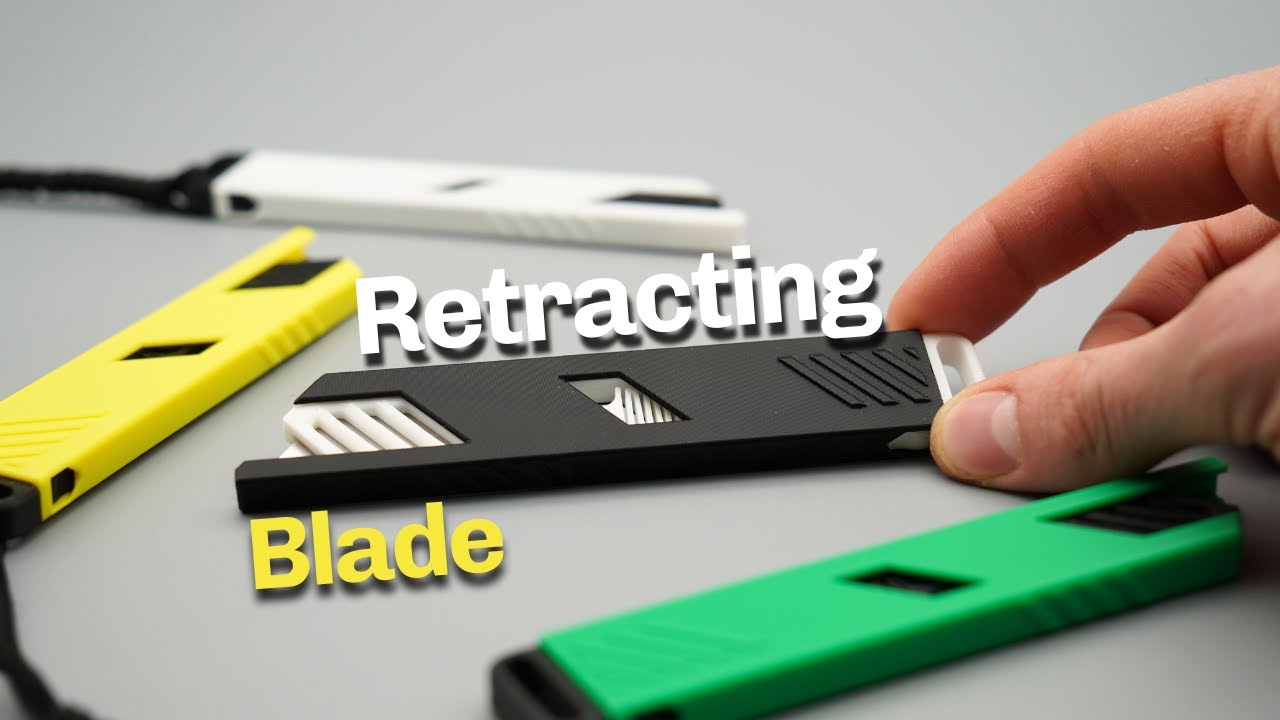 3d Printed Box Cutter (Designed for Safety?) | Assembly
