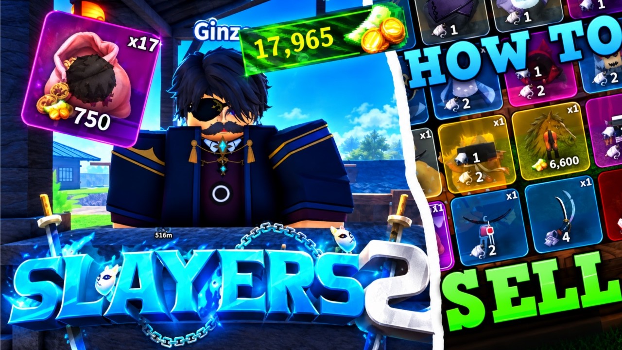 КАК ПРОДАВАТЬ ПРЕДМЕТЫ | Project Slayers 2