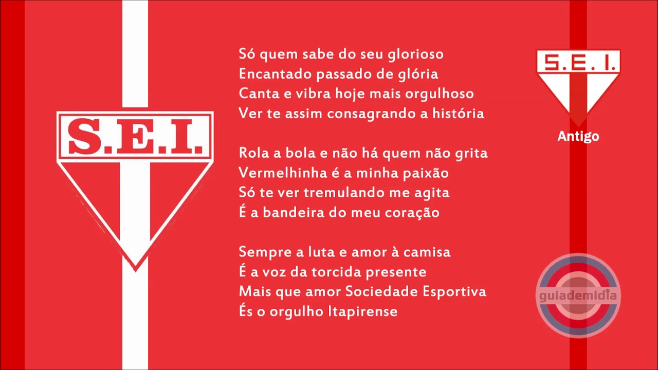 Hino da Sociedade Esportiva Itapirense ( Cidade de Itapira / SP )