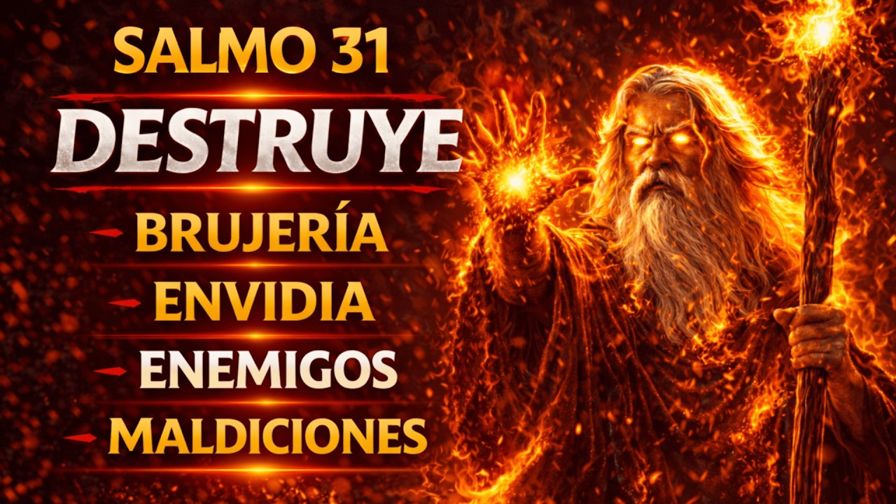 ⚖️ SALMO 31: DEVUELVE CADA FLECHA ESPIRITUAL AL REMITENTE 🔥🏹