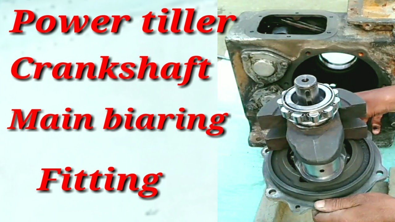 Power tiller crankshaft fitting