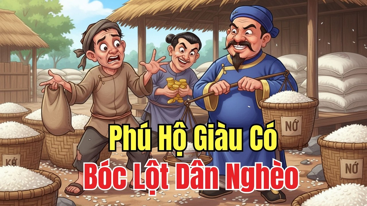 Chuyện Nhân Quả: Phú Hộ Giàu Có Bóc Lột Dân Nghèo – Ngày Gia Tộc Sụp Đổ Vì Một Thúng Thóc