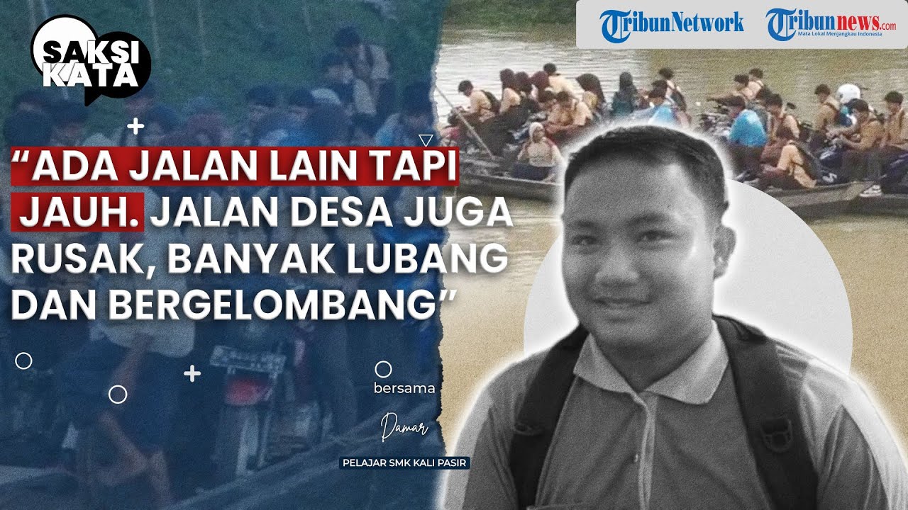 Jembatan Mangkrak: Naik Perahu Berjubel dengan Motor
