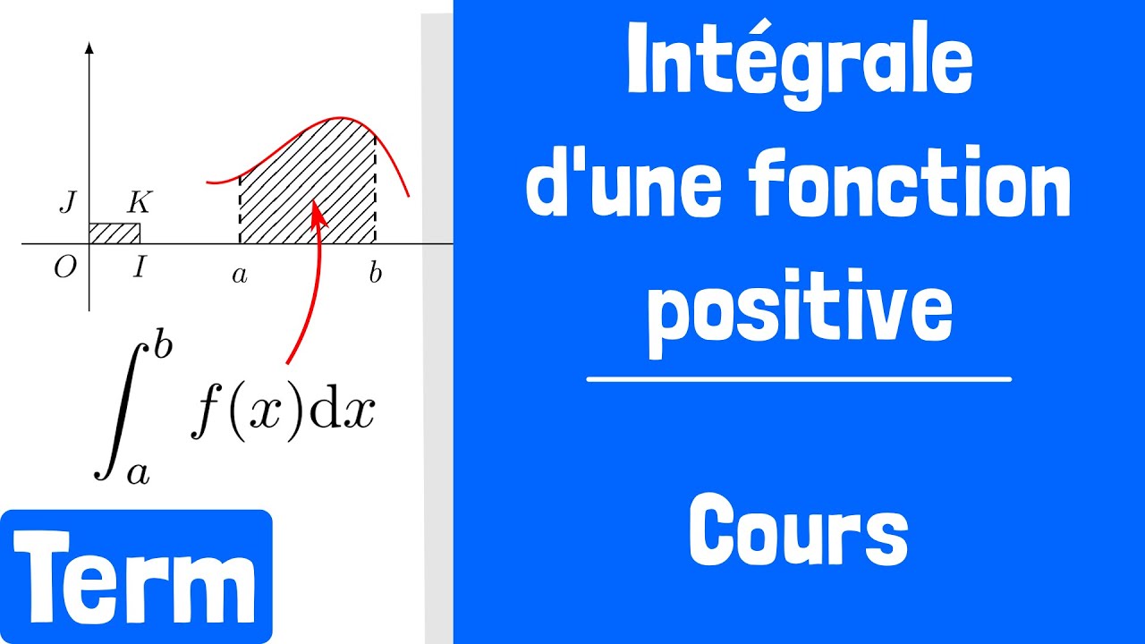 Cours : Intégrale d'une fonction positive (définition et lien avec les primitives)