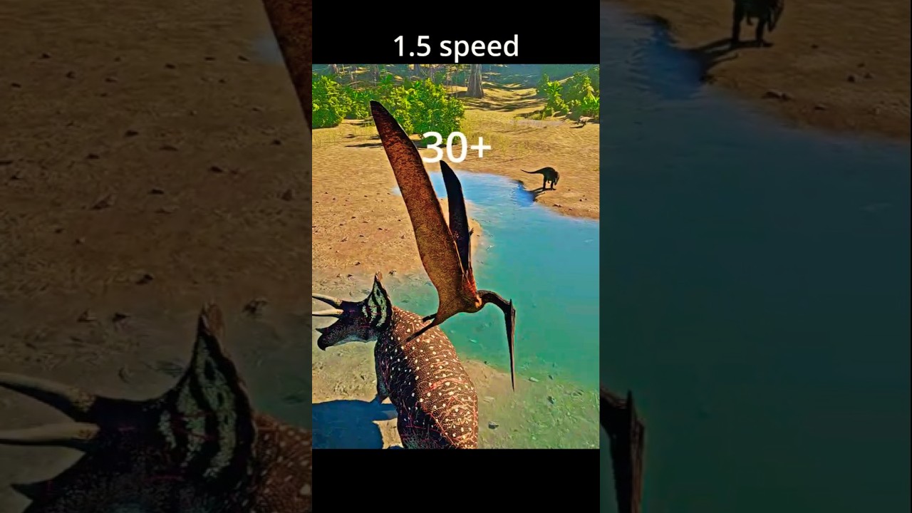 Ptera vs. Trike #theisle #evrima #pteranodon #ptera #pt
