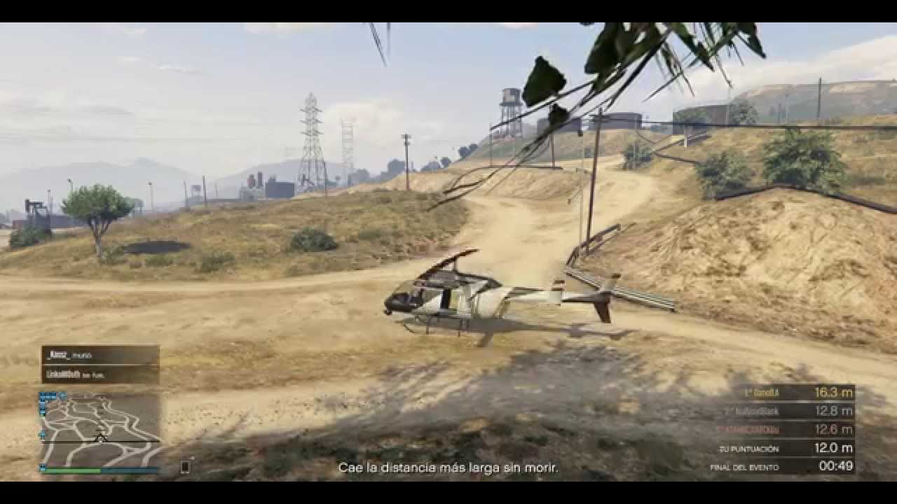 GTA V Online Desaf&iacute;o la ca&iacute;da m&aacute;s larga exitosa