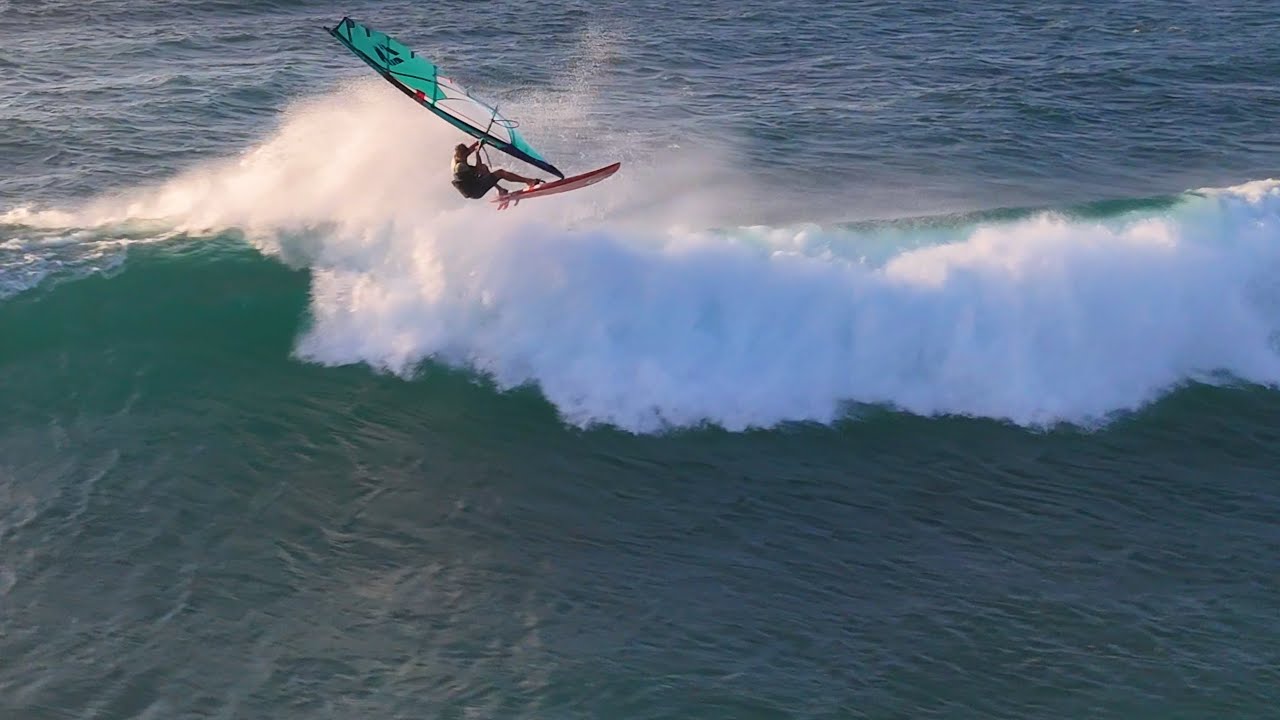 Kelvin Dauwalder windsurfing in West Oz