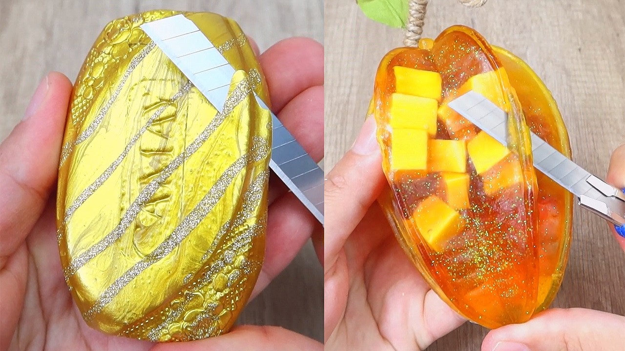 Relaxing Soap Cutting ASMR. Satisfying Soap and lipstick cutting. Corte de jabón - 1256