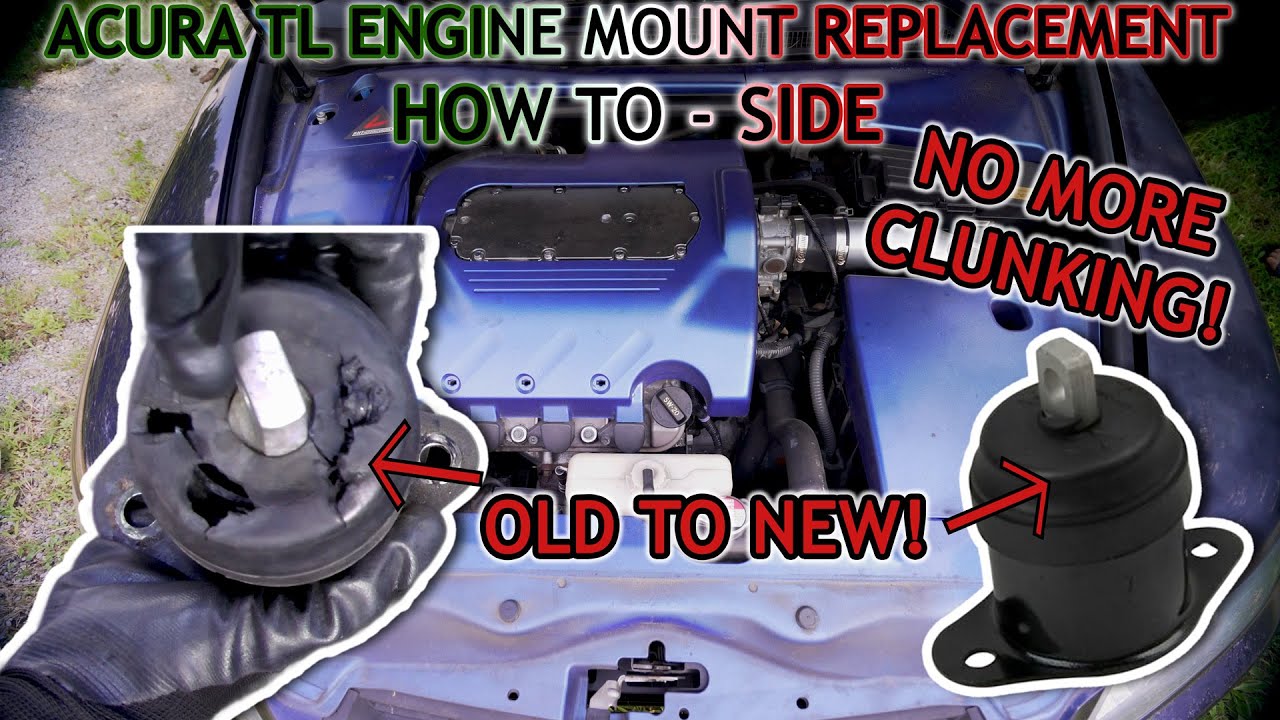 Acura TL Engine Mount Replacement - How to for Side - Part 3 of 3