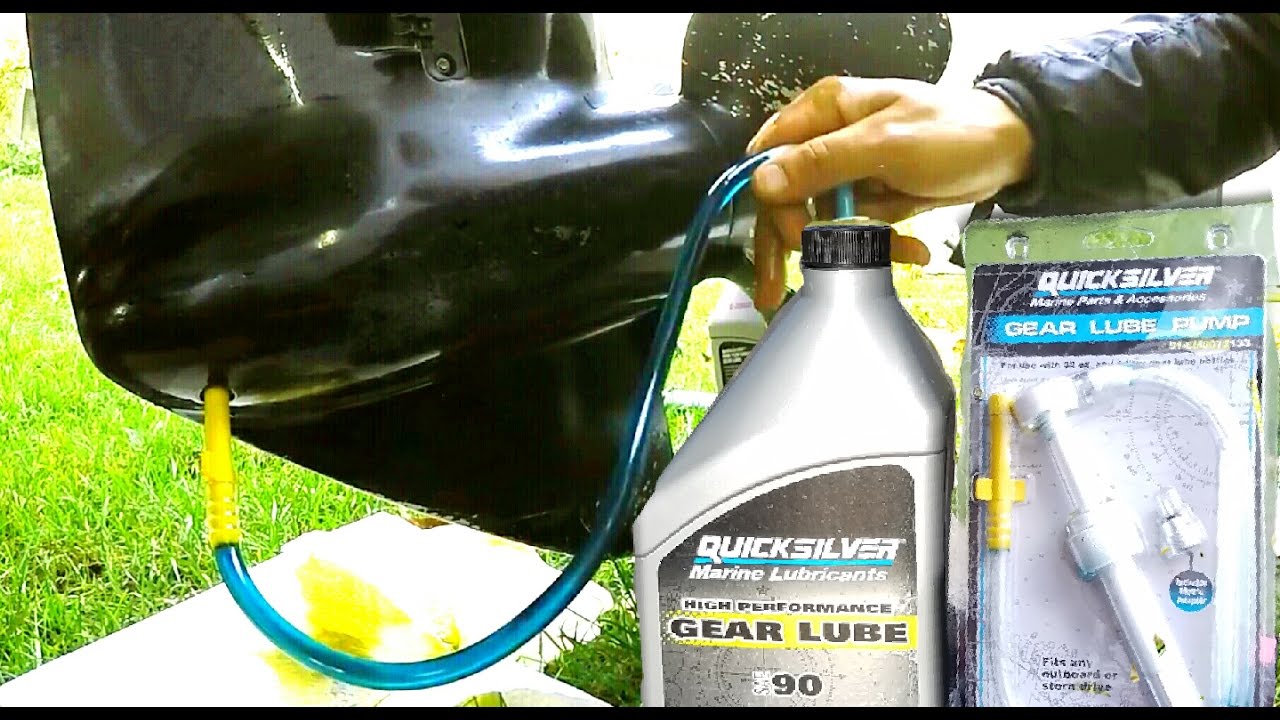 Changing Mercruiser Alpha One, Bravo lower Unit. How To Change Gear Oil.