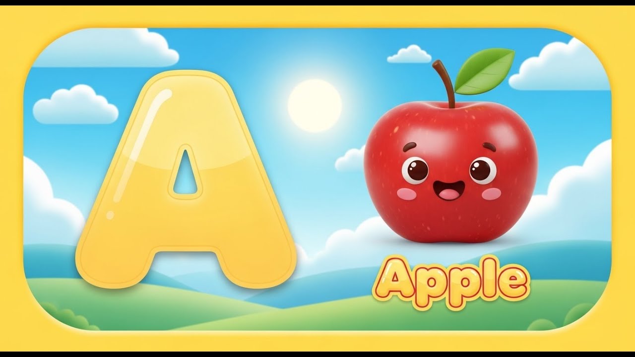 A for Action | Action Cards Learning for Kids | ABC Action Cards | ABC EDU SPARK