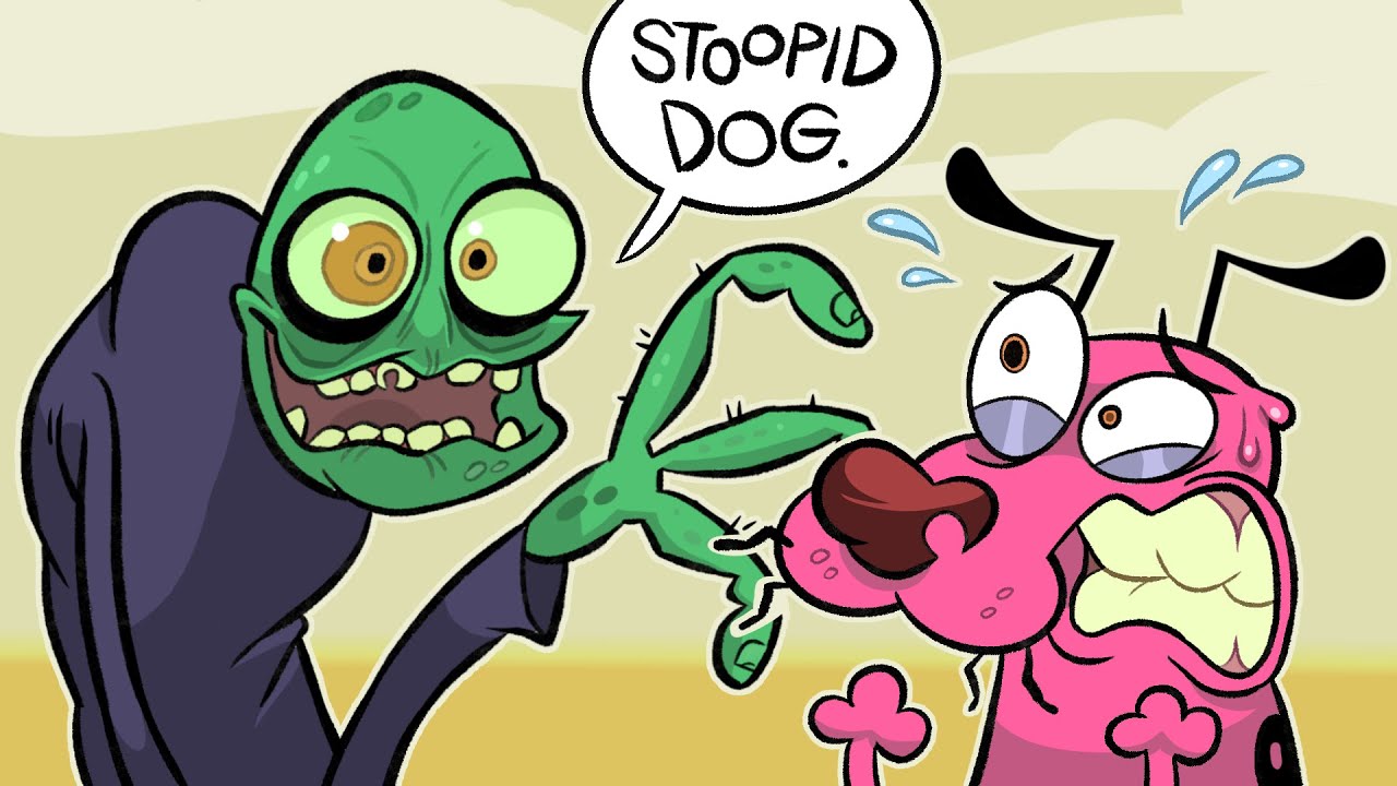 Courage meets Salad Fingers