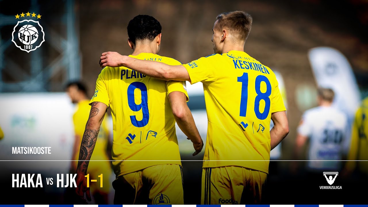 Haka vs HJK 1-1 - Veikkausliiga