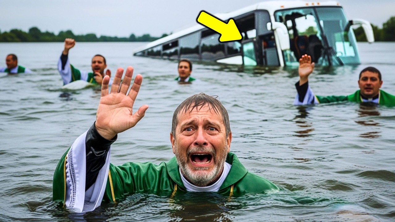 😱 Ônibus com Padres Afundou no Rio… e Quando Pedimos Socorro Algo Inesperado Aconteceu!