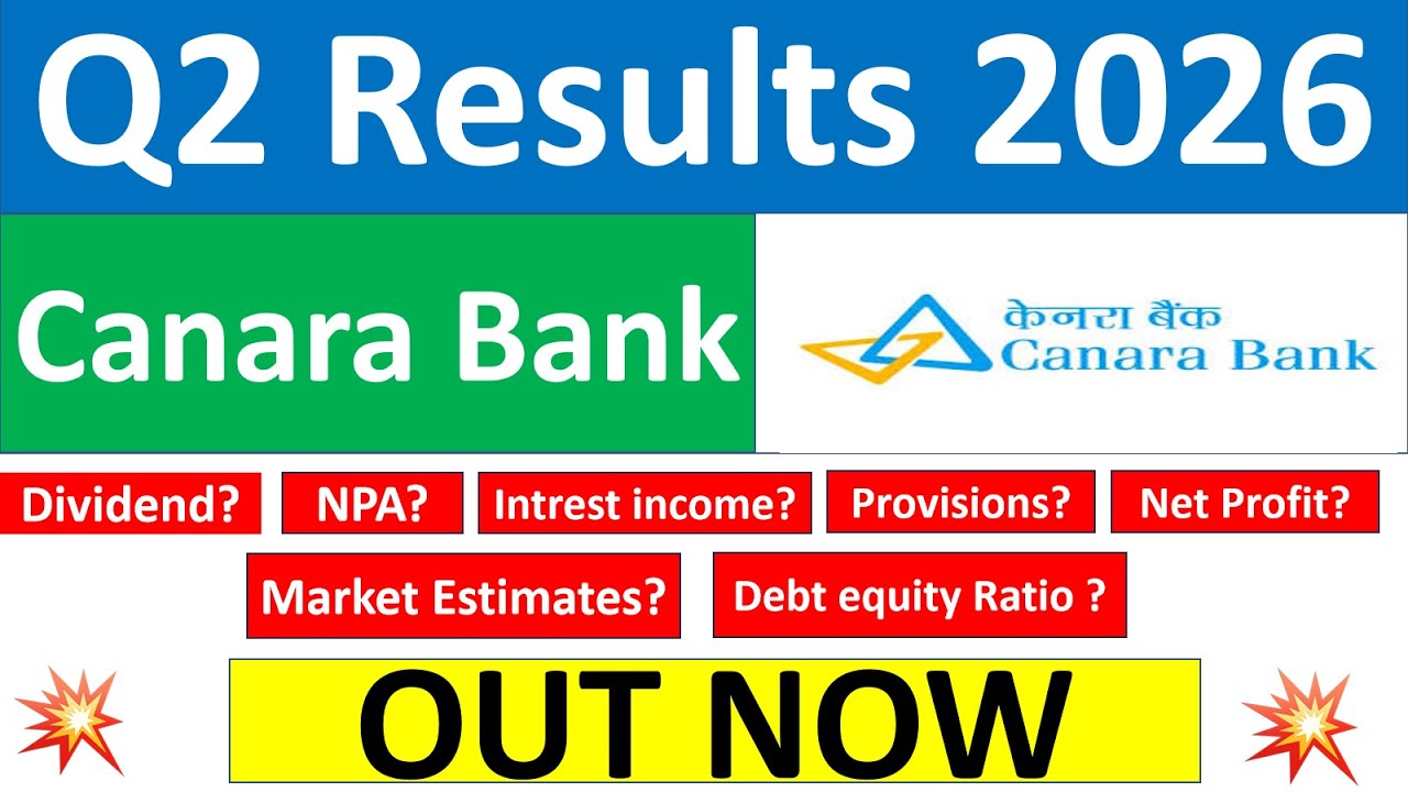 Canara Bank Q2 results 2026 | Canara Bank results today | Canara Bank Share News | Canara Bank Share