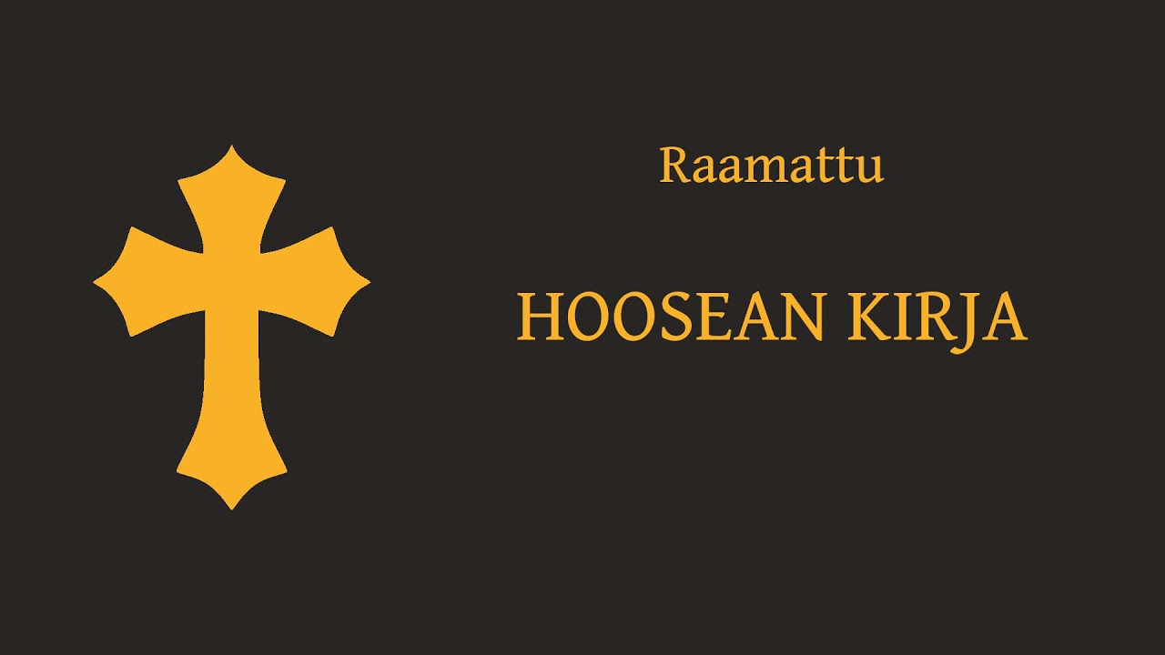 Hoosean kirja, ääniraamattu.