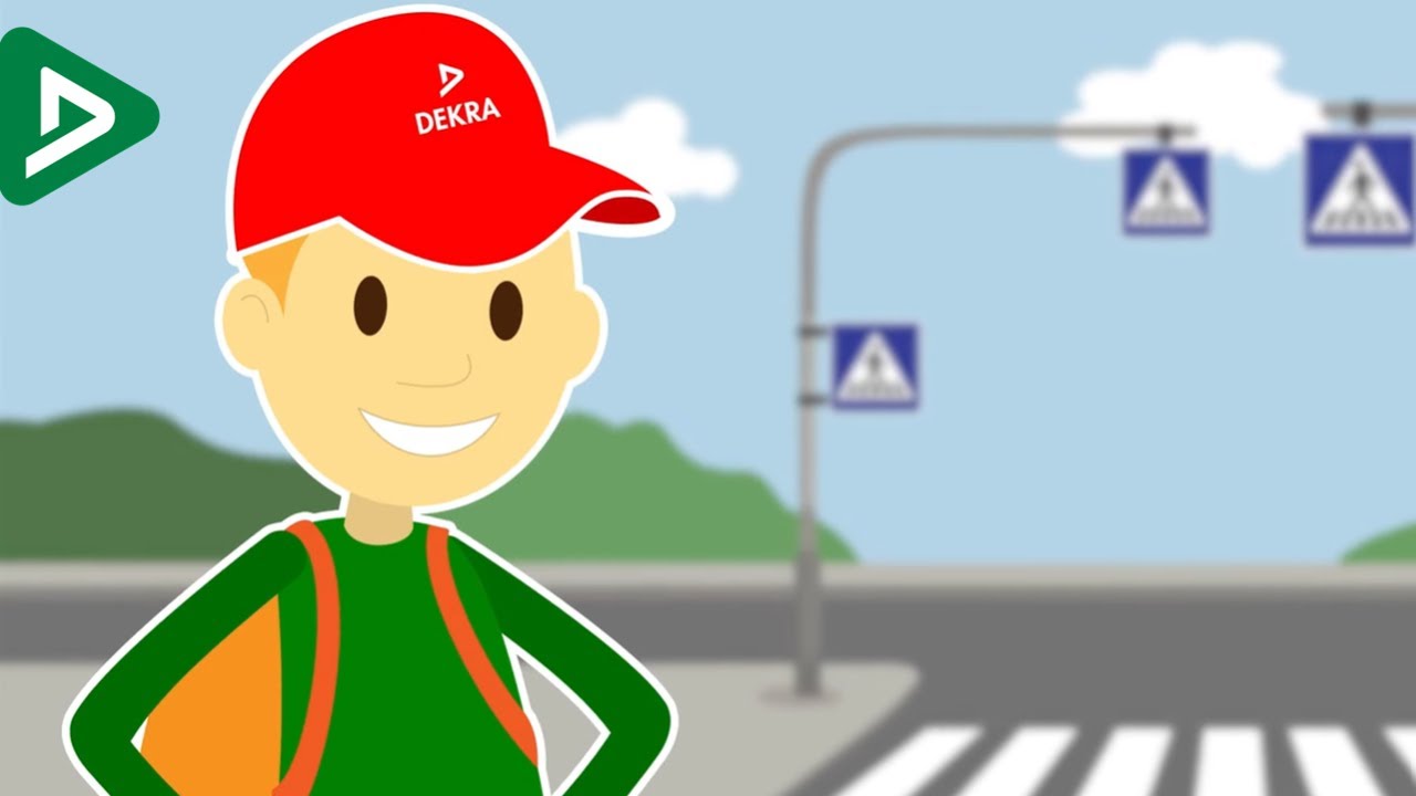 🎬 Sicher über den Zebrastreifen 🦓 | DEKRA Verkehrserziehung für Kinder, Folge 1