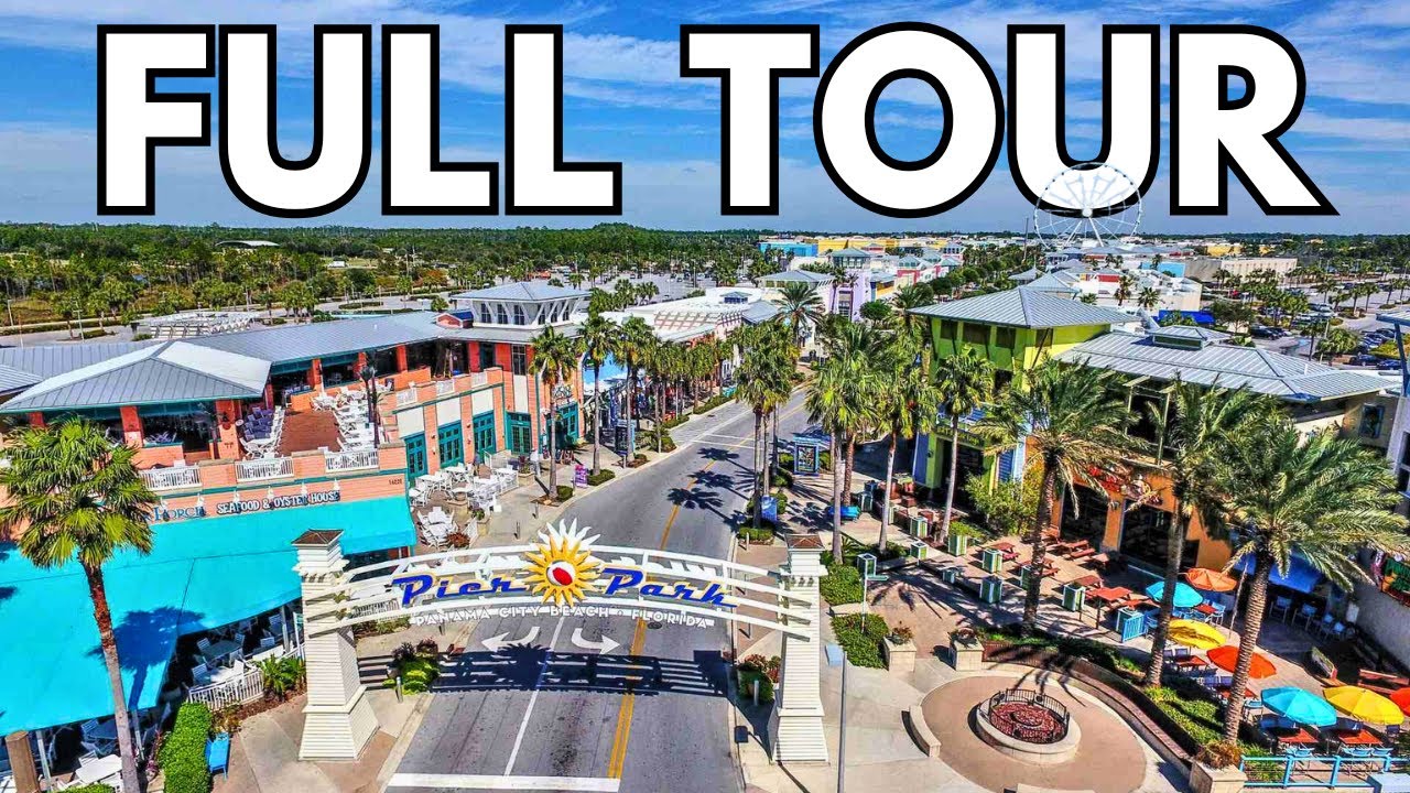 Pier Park Panama City Beach Florida 2025 FULL TOUR | All Shops, Attractions & Restaurants!