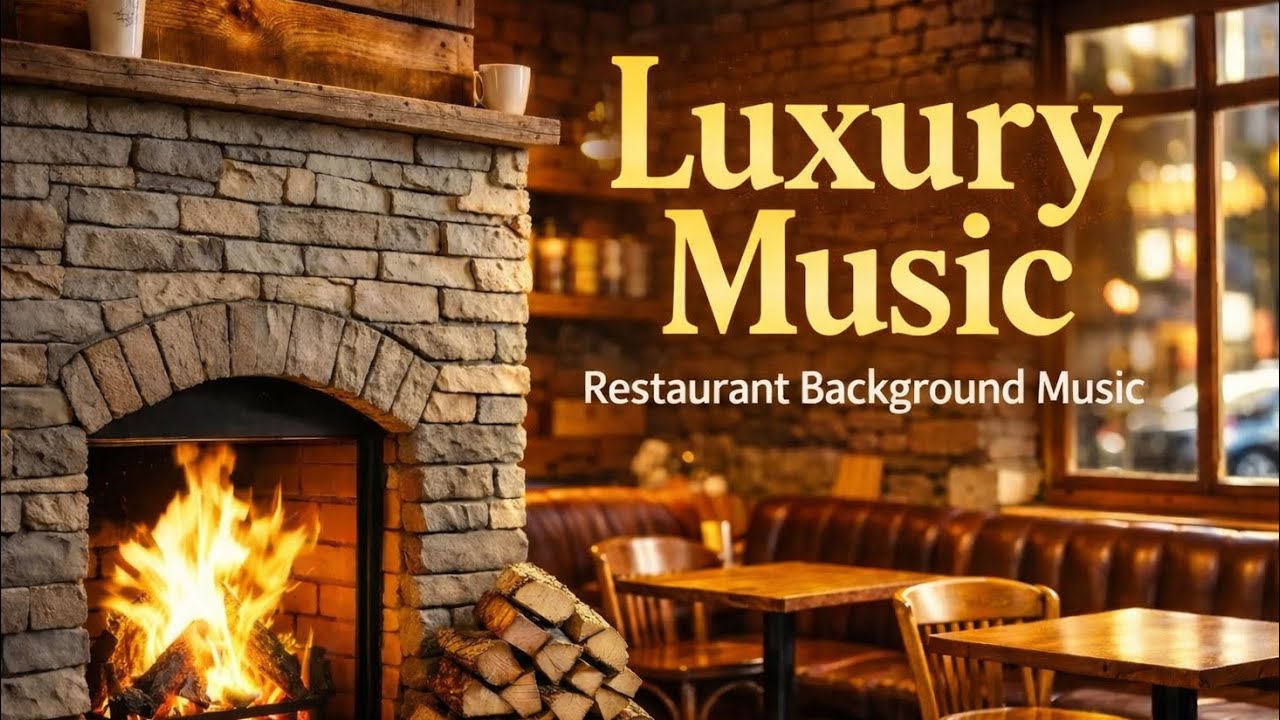 Restaurant Background Music | Luxury Café Lounge (1 Hour)🍷