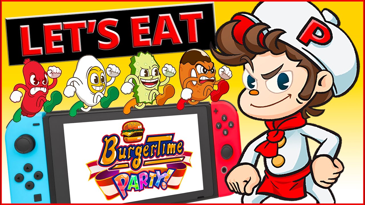 Burgertime Party for Switch &mdash; Burger-Building Arcade Fun! | Game Closet
