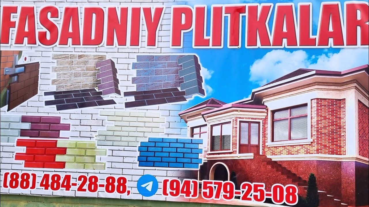 JIZZAXDA FASAD PLITKALAR YANGILIK ЖИЗЗАХ ДА ФАСАД ПЛИТКАЛАР ЯНГИЛИК #жиззах #qurilish