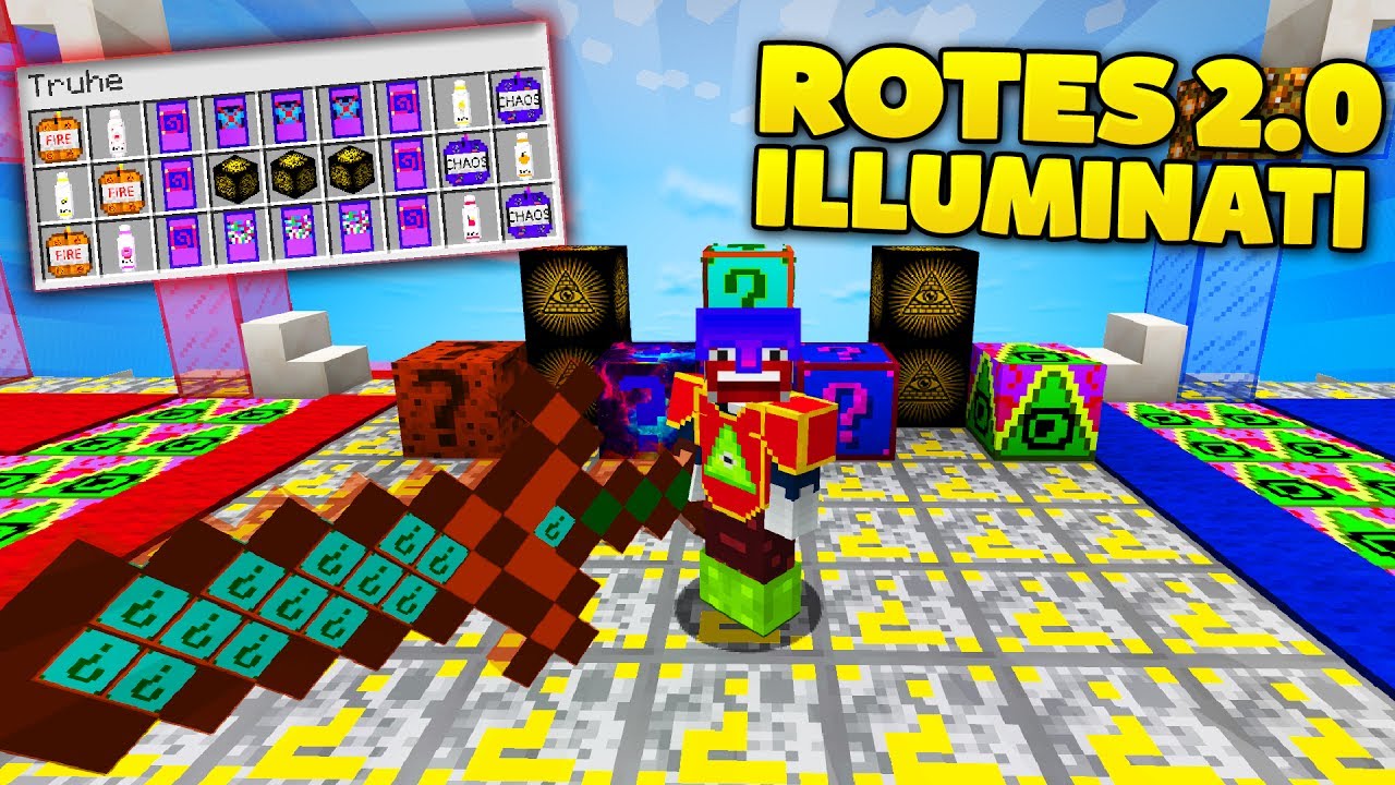 ROTE ILLUMINATI 2.0 RÜSTUNG ENTDECKT | PIXEL LUCKY BLOCKS DROPPER