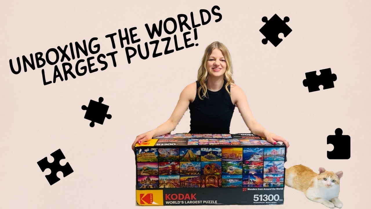 The Worlds Largest Puzzle, 51,300 Pieces - UNBOXING!!!