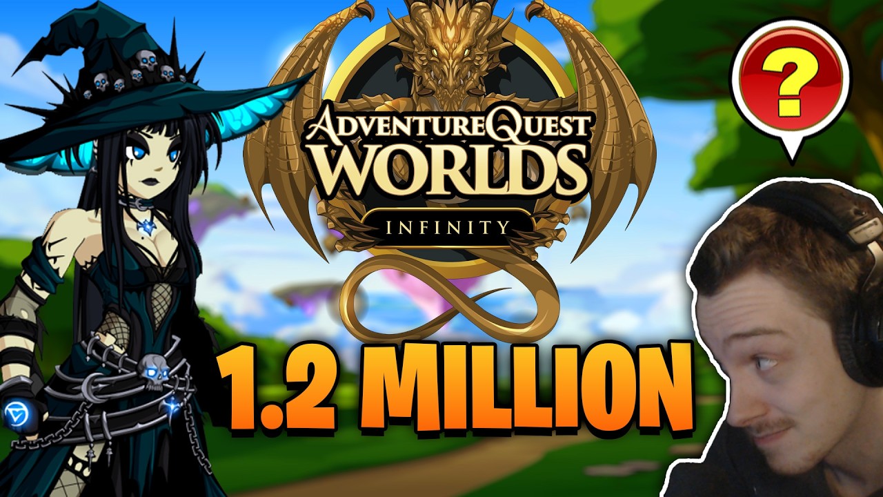 1.2 Million! New Dage Art! AQW Infinity AQWorlds News