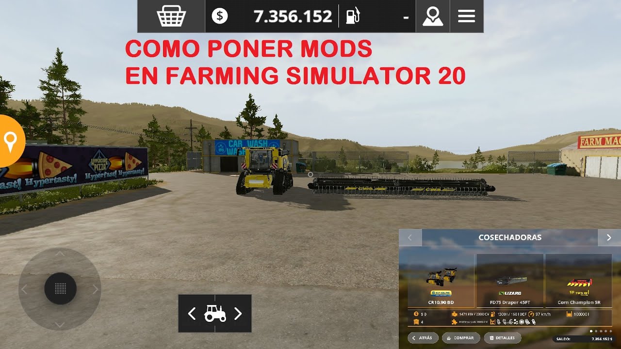 Como poner mods en farming simulator 20