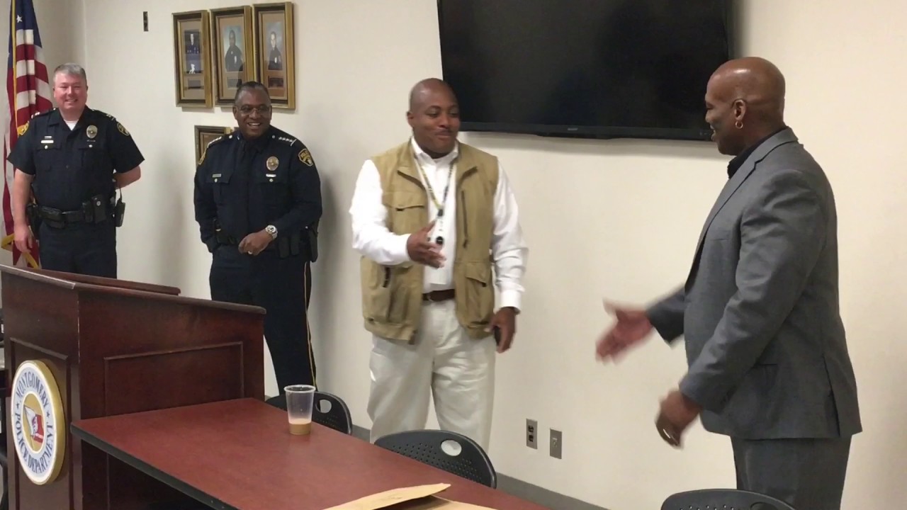 Retirement Ceremony for Montgomery Police Department Corporal Roscoe Taylor